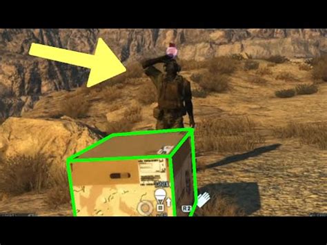 metal gear box surfing|metal gear phantom pain tricks.